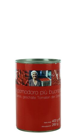 Il Pomodoro Più Buono - Pomodoro San Marzano - ganze geschälte rote San Marzano-Tomaten - 400g Dose (Abtropfgewicht: 240g)