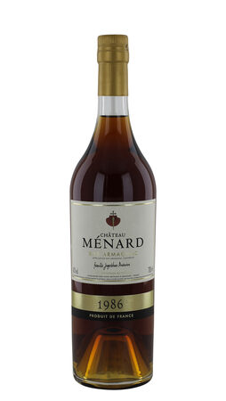 1986 Chateau Menard - Bas Armagnac AC 43% - im Geschenkkarton